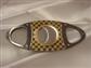 Gold/Gun Metal Double Blade Cigar Cutter